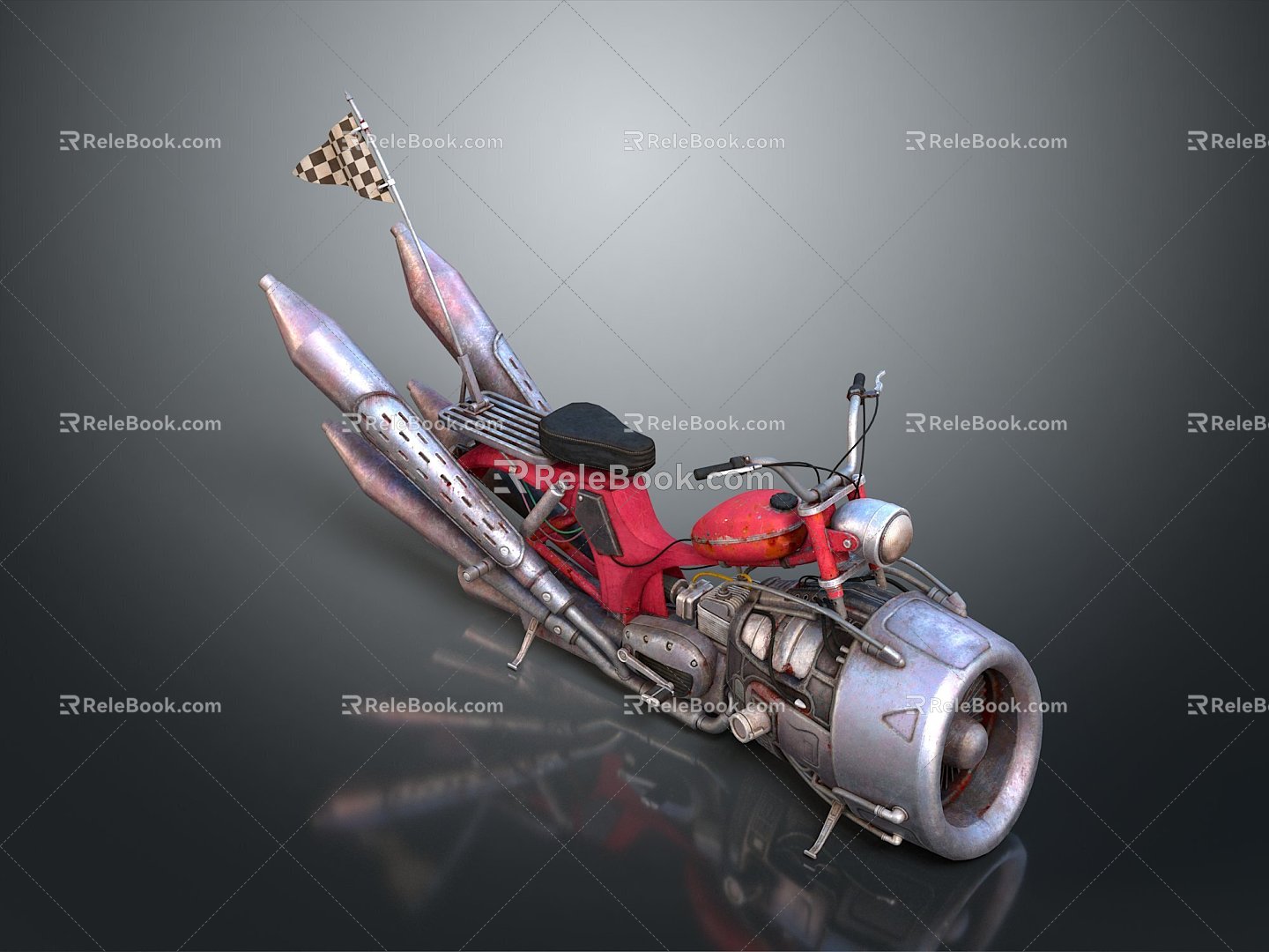 Jet Motorcycle Sci-Fi Motorcycle Concept Motorcycle Flying Car Space Flying Car Space Motorcycle 3d model