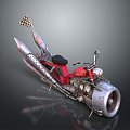 Jet Motorcycle Sci-Fi Motorcycle Concept Motorcycle Flying Car Space Flying Car Space Motorcycle 3d model