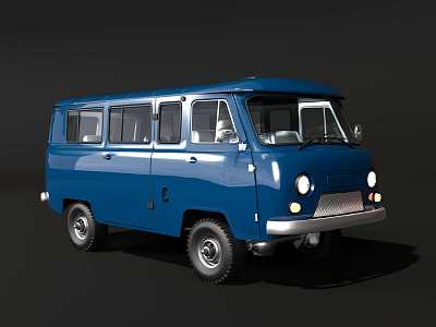 Russian van 3d model