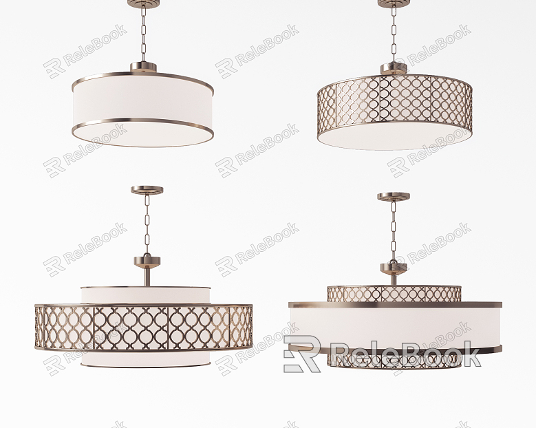 New Chinese Chandelier Ceiling Lamp Chandelier Combination model