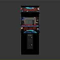 Classic Street Fighter Arcade Machine With Colorful Artwork And Game Screen