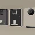 Wall Mounted Water Dispensers With Digital Display Temperature Control And Cup Holder