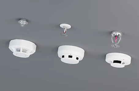 Modern fire sprinkler head smoke sprinkler head 3d model