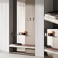 Modern Shoe Changing Stool Simple Hallway Shoe Changing Stool 3d model