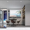 Mitsubishi Heavy Industries Air Conditioner Showroom With Full DC Inverter Central AC And Reception Area