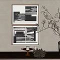 Modern Decorative Ornaments Combination Decorative Painting Combination 3d model