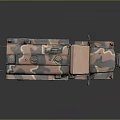 Camouflage Military Tanker Truck Detailed 3D Model With Realistic Off Road Design