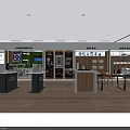 HITACHI 1910 Store Interior With Modern Reception Desk And Display Areas