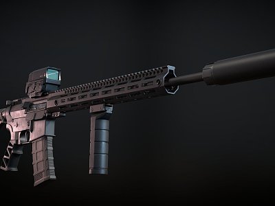 Weapon Custom Rifle model