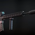 Weapon Custom Rifle 3d model