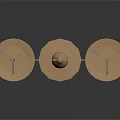 Golden Scales For Daily Living Supplies With Two Pans And Round Base