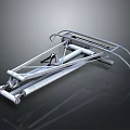 Tactical Mechanical Weapon with Metal Frame Tubular Design and Portable Launcher System