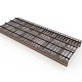 High Strength Industrial Metal Grating Structure For Heavy Duty Platform Walkway