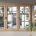 Modern windows 3d model