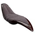 Modern Lounge Chair With Streamlined Design Gray Upholstery And Dark Frame 3d model