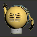 Cute One Eyed Minion Character With Blue Overalls And Smiling Face