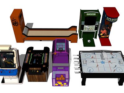 Modern game machine game machine model