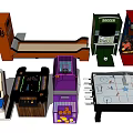 Modern game machine game machine 3d model