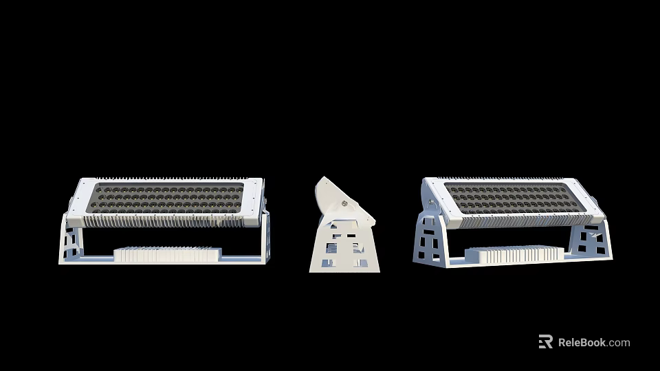 Solar Powered Outdoor Lights With Modern Design And Different Styles 3d model