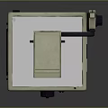 Projection Monitoring Device With Base Platform Control Knob And Adjustable Projection Arm