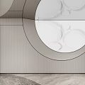 Modern background wall modeling background wall 3d model
