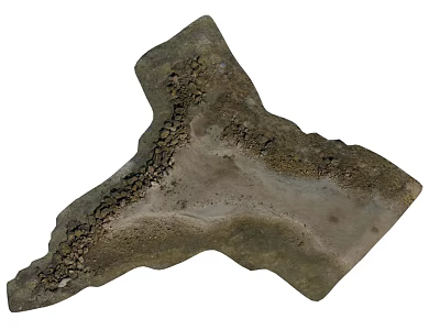 Natural Stone And Wood Artisan Crafted Decor With Rough Surface And Organic Texture 3d model