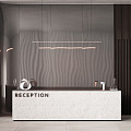 Modern Front Desk Office Front Desk Front Office Bar Desk Office Reception Desk Hotel Reception Desk Hotel Reception Desk 3d model