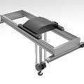 Industrial Lifting Equipment With Metal Frame Sliding Rail And Hoist Hook
