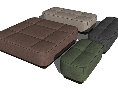 Modern sofa stool soft seat pedal model