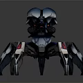 Robot Spider Robot Mecha Spider Science Fiction Spider Mechanical Spider Battery Spider Tower Defense 3d model