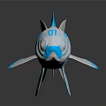 Modern robot fish machine fish machine turtle 3d model