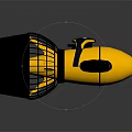 Yellow And Black Water Jet Propulsion Device For Recreational Use