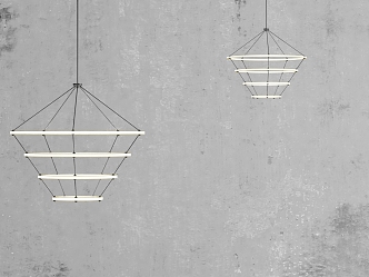 Modern chandelier 3d model