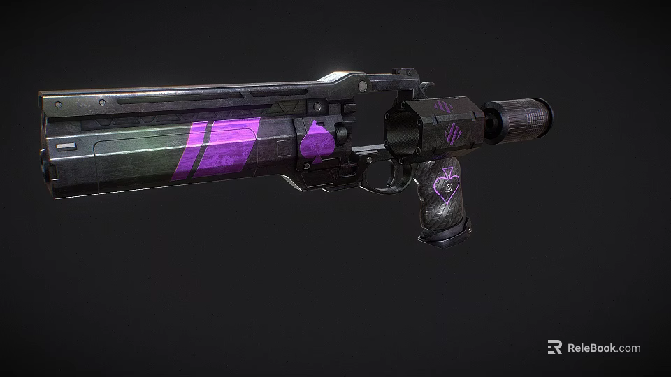 Sleek Black Fighter Jet Featuring Purple Accent Design And Aerodynamic Structure 3d model 