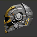 Sci-Fi Helmet Alien Helmet High Tech Helmet Game Helmet Helmet Helmet 3d model