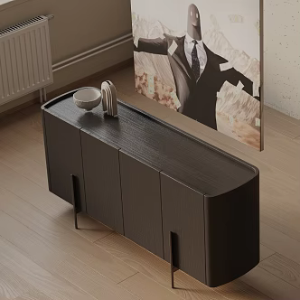 Modern Entrance Cabinet 3d model
