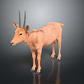 Soft Plush Antelope Toy With Realistic Design For Kids Playtime And Decoration