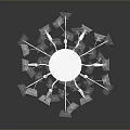 Elegant Feather Shaped Glass Chandelier With Modern Design And Decorative Accents