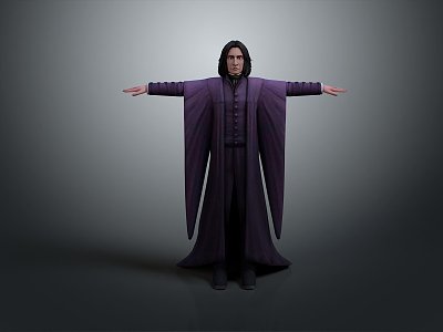 Female Elf Cartoon Witch Magic Witch Magic Girl Magician Elf Mage Warlock Wizard 3d model