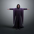 Female Elf Cartoon Witch Magic Witch Magic Girl Magician Elf Mage Warlock Wizard 3d model