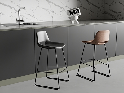 Modern Bar Chair Bar Stool High Stool model