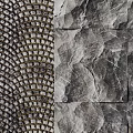Diverse Floor Tiles Collection Featuring Stone Pattern Mosaic Design And Gray White Colors