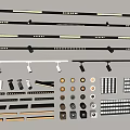 Assorted Styles of LED Downlights and Spotlights with Modern Design and Installation Components