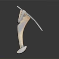 Durable Hardware Tool With Sharp Metal Blade And Wooden Handle For Agricultural Use