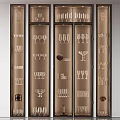 Sleek Modern Wine Cabinet With Glass Doors Showcasing Wine Glasses And Bottles