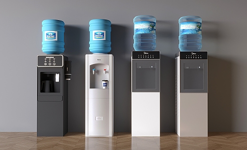 vertical water dispenser bottled water 3d model