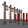 Modern Column 3d model