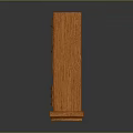 Classic Wooden Cabinet With Glass Doors And Drawers For Storage