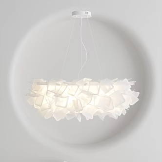 Modern chandelier 3d model