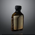 Vintage Johnny Appleseeds Food Product Bottle With Detailed Label And Contents